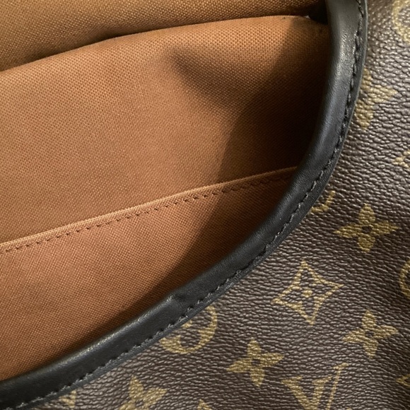 Vintage Boho Louis Vuitton Saumur 35 Saddle Bag w/Hand Braided Crossbody Strap - Picture 10 of 13